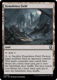 Demolition Field (Ripple Foil) (335) [Modern Horizons 3 Commander]