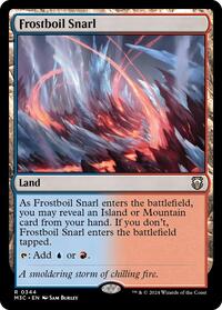 Frostboil Snarl (Ripple Foil) (344) [Modern Horizons 3 Commander]