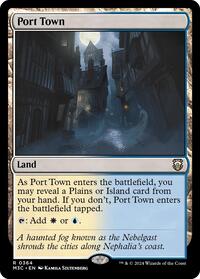Port Town (Ripple Foil) (364) [Modern Horizons 3 Commander]