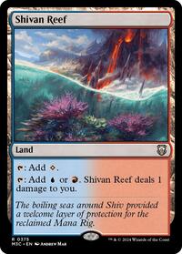 Shivan Reef (Ripple Foil) (375) [Modern Horizons 3 Commander]