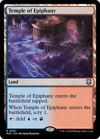 Temple of Epiphany (Ripple Foil) (387) [Modern Horizons 3 Commander]
