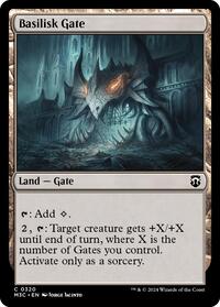 Basilisk Gate (Ripple Foil) (320) [Modern Horizons 3 Commander]