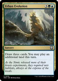 Urban Evolution (Ripple Foil) (276) [Modern Horizons 3 Commander]
