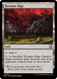 Tectonic Edge (Ripple Foil) (384) [Modern Horizons 3 Commander]