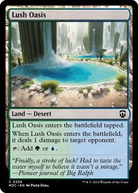 Lush Oasis (Ripple Foil) (356) [Modern Horizons 3 Commander]
