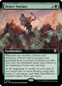 Desert Warfare (Extended Art) (Ripple Foil) (64) [Modern Horizons 3 Commander]