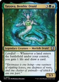 Tatyova, Benthic Druid (Ripple Foil) (273) [Modern Horizons 3 Commander]