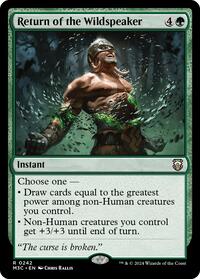 Return of the Wildspeaker (Ripple Foil) (242) [Modern Horizons 3 Commander]