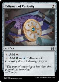 Talisman of Curiosity (Ripple Foil) (309) [Modern Horizons 3 Commander]