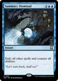 Summary Dismissal (Ripple Foil) (193) [Modern Horizons 3 Commander]