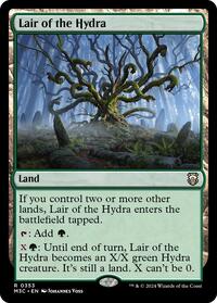 Lair of the Hydra (Ripple Foil) (353) [Modern Horizons 3 Commander]