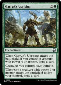 Garruk's Uprising (Ripple Foil) (229) [Modern Horizons 3 Commander]