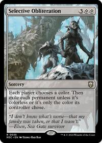 Selective Obliteration (Ripple Foil) (35) [Modern Horizons 3 Commander]