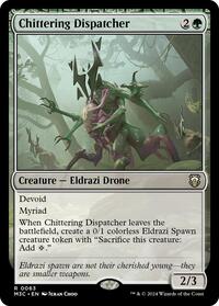 Chittering Dispatcher (Ripple Foil) (63) [Modern Horizons 3 Commander]