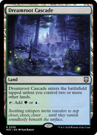 Dreamroot Cascade (Ripple Foil) (338) [Modern Horizons 3 Commander]