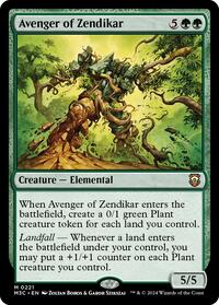 Avenger of Zendikar (Ripple Foil) (221) [Modern Horizons 3 Commander]