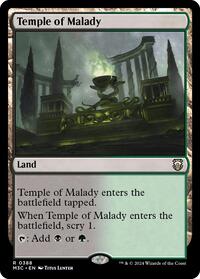 Temple of Malady (Ripple Foil) (388) [Modern Horizons 3 Commander]