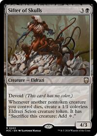 Sifter of Skulls (Ripple Foil) (203) [Modern Horizons 3 Commander]