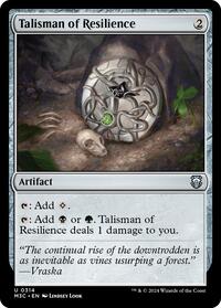 Talisman of Resilience (Ripple Foil) (314) [Modern Horizons 3 Commander]