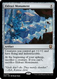 Eldrazi Monument (Ripple Foil) (290) [Modern Horizons 3 Commander]