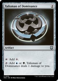 Talisman of Dominance (Ripple Foil) (310) [Modern Horizons 3 Commander]