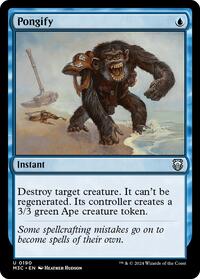 Pongify (Ripple Foil) (190) [Modern Horizons 3 Commander]
