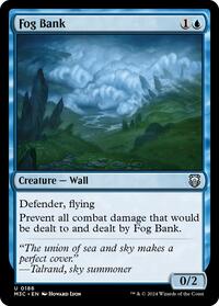 Fog Bank (Ripple Foil) (186) [Modern Horizons 3 Commander]