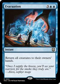 Evacuation (Ripple Foil) (184) [Modern Horizons 3 Commander]