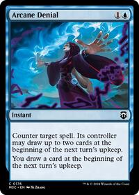 Arcane Denial (Ripple Foil) (176) [Modern Horizons 3 Commander]