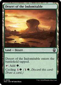 Desert of the Indomitable (Ripple Foil) (336) [Modern Horizons 3 Commander]