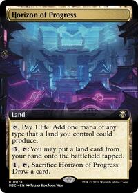 Horizon of Progress (Extended Art) (Ripple Foil) (78) [Modern Horizons 3 Commander]