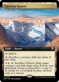 Lazotep Quarry (Extended Art) (Ripple Foil) (79) [Modern Horizons 3 Commander]
