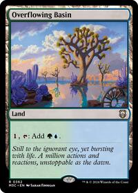 Overflowing Basin (Ripple Foil) (362) [Modern Horizons 3 Commander]