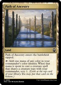 Path of Ancestry (Ripple Foil) (363) [Modern Horizons 3 Commander]