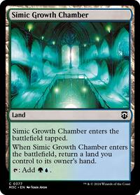 Simic Growth Chamber (Ripple Foil) (377) [Modern Horizons 3 Commander]