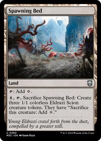 Spawning Bed (Ripple Foil) (380) [Modern Horizons 3 Commander]