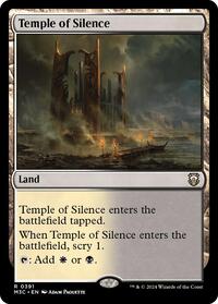 Temple of Silence (Ripple Foil) (391) [Modern Horizons 3 Commander]
