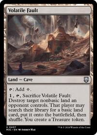 Volatile Fault (Ripple Foil) (407) [Modern Horizons 3 Commander]