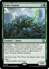 Scute Swarm (Ripple Foil) (245) [Modern Horizons 3 Commander]