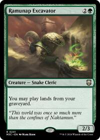 Ramunap Excavator (Ripple Foil) (241) [Modern Horizons 3 Commander]