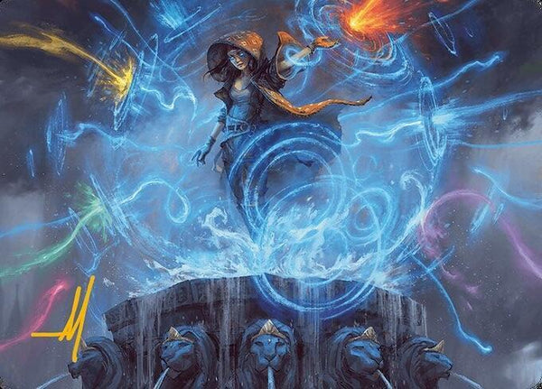 Flusterstorm Art Card (Gold-Stamped Signature) (54) [Modern Horizons 3 Art Series]
