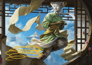 Tamiyo, Inquisitive Student Art Card (Gold-Stamped Signature) (17) [Modern Horizons 3 Art Series]