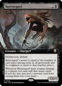 Barrowgoyf (Extended Art) (Ripple Foil) (50) [Modern Horizons 3 Commander]