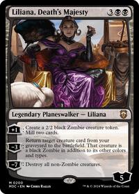 Liliana, Death's Majesty (Ripple Foil) (200) [Modern Horizons 3 Commander]