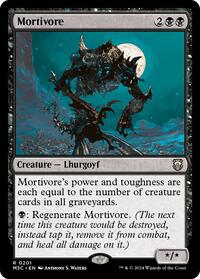 Mortivore (Ripple Foil) (201) [Modern Horizons 3 Commander]