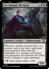 Syr Konrad, the Grim (Ripple Foil) (207) [Modern Horizons 3 Commander]