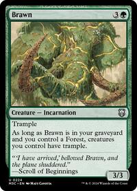 Brawn (Ripple Foil) (224) [Modern Horizons 3 Commander]