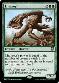 Lhurgoyf (Ripple Foil) (235) [Modern Horizons 3 Commander]