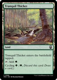 Tranquil Thicket (Ripple Foil) (398) [Modern Horizons 3 Commander]