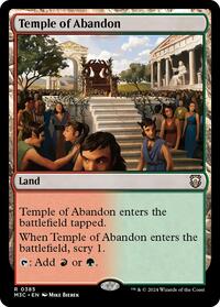 Temple of Abandon (Ripple Foil) (385) [Modern Horizons 3 Commander]